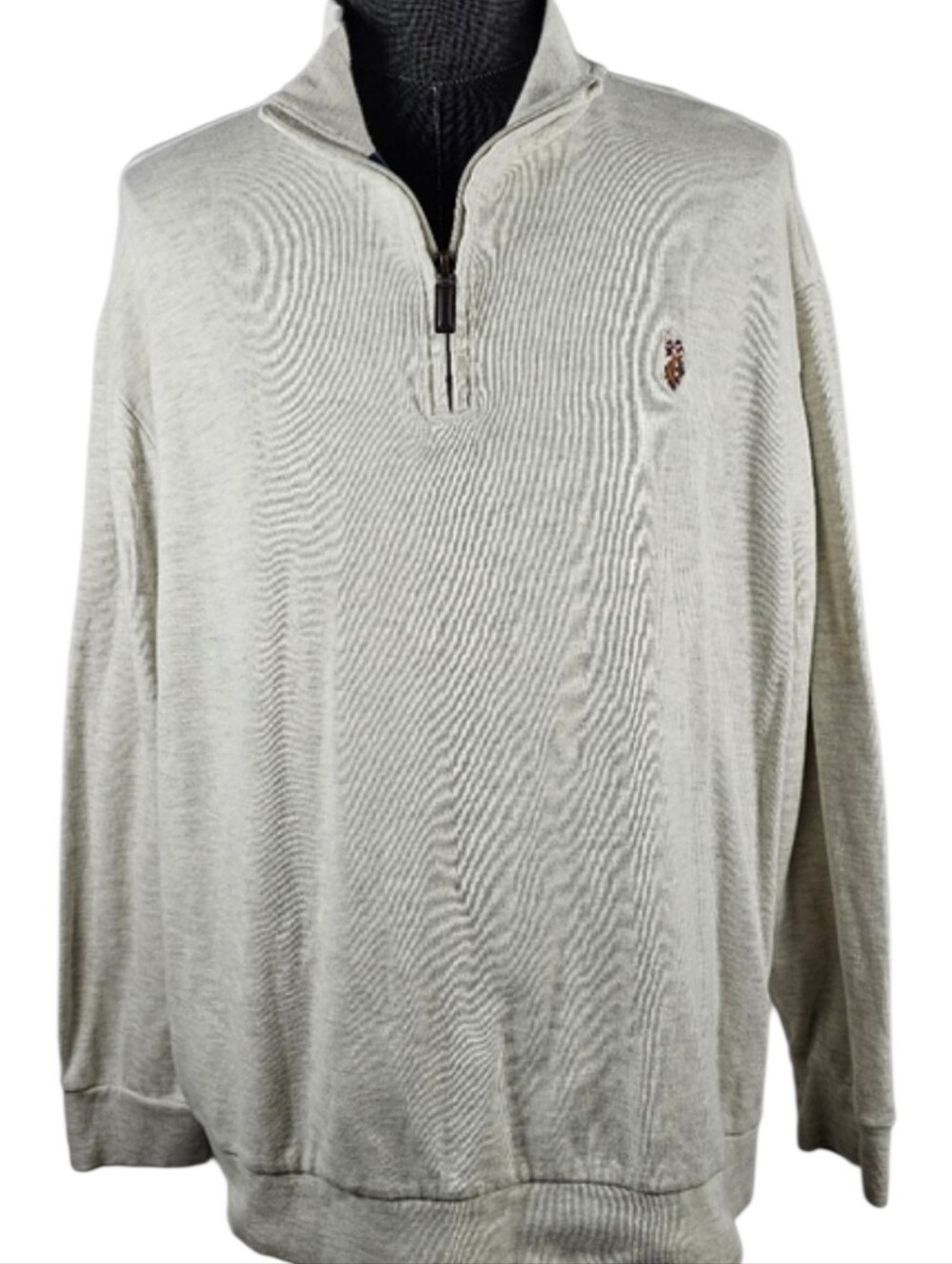 US Polo Assn. Men's Long Sleeve Quarter Zip Size 3XL